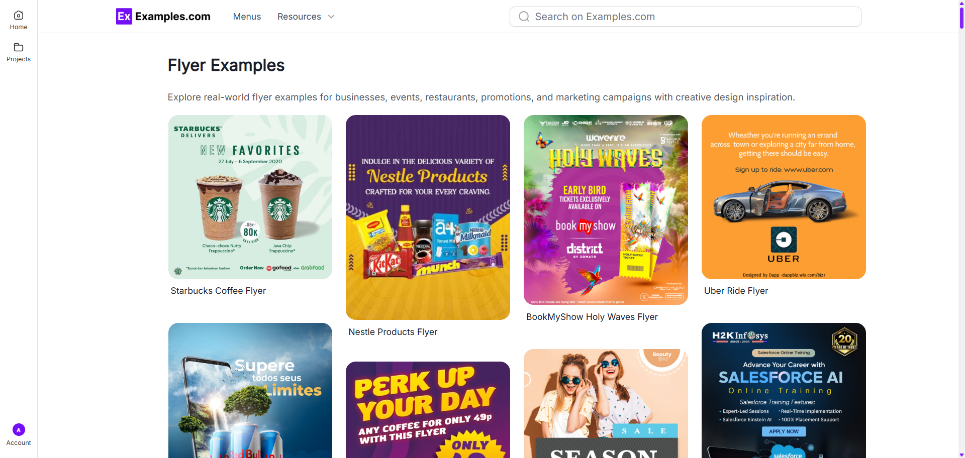 Explore Real-World Flyer Examples