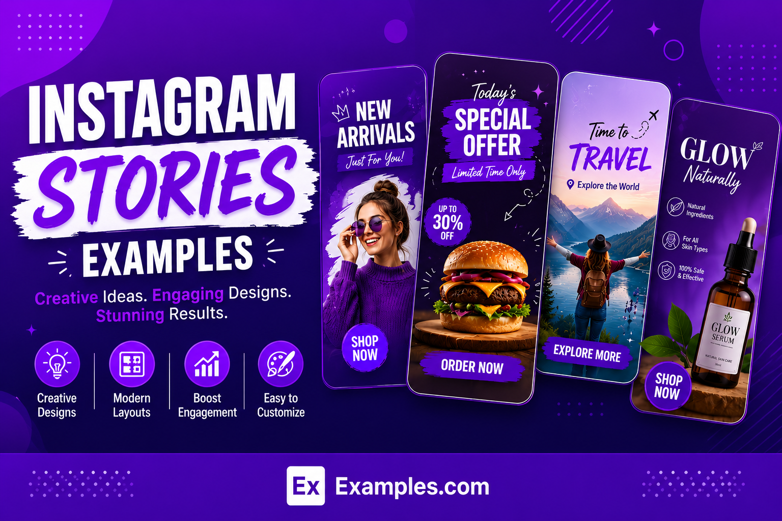 Instagram Stories Examples, AI Instagram Stories Generator