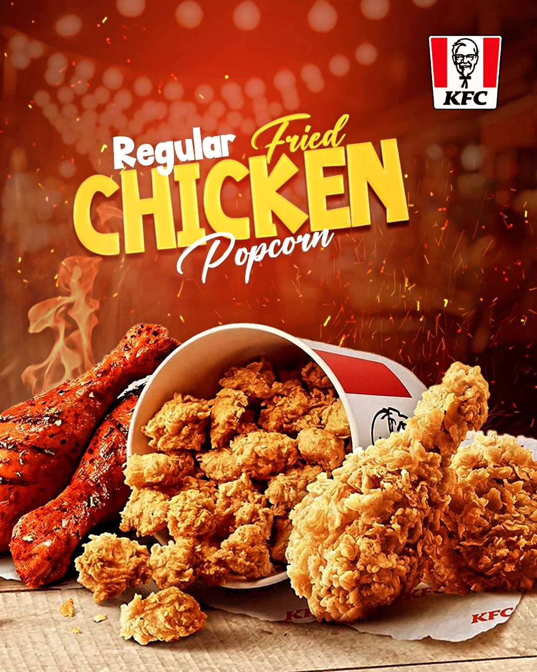 KFC Poster Example - Poster Examples, AI Poster Generator