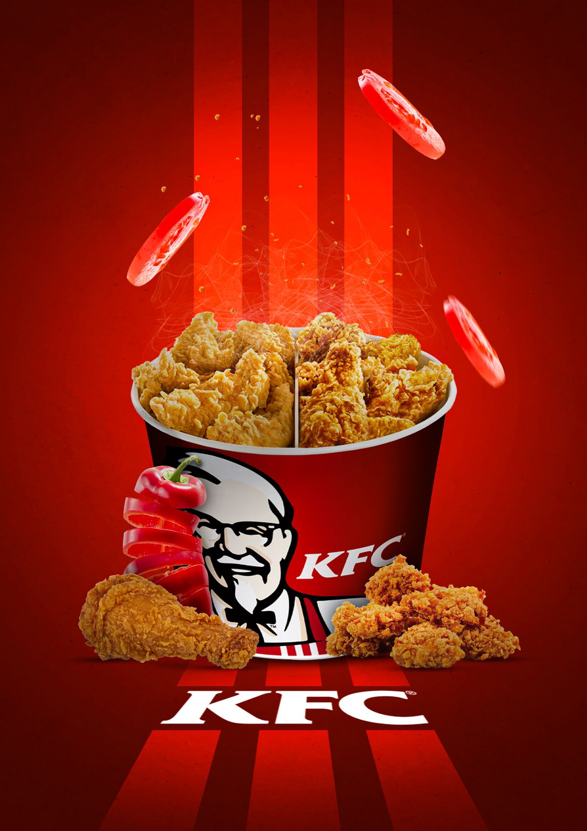 KFC Poster Example - Poster Examples, AI Poster Generator