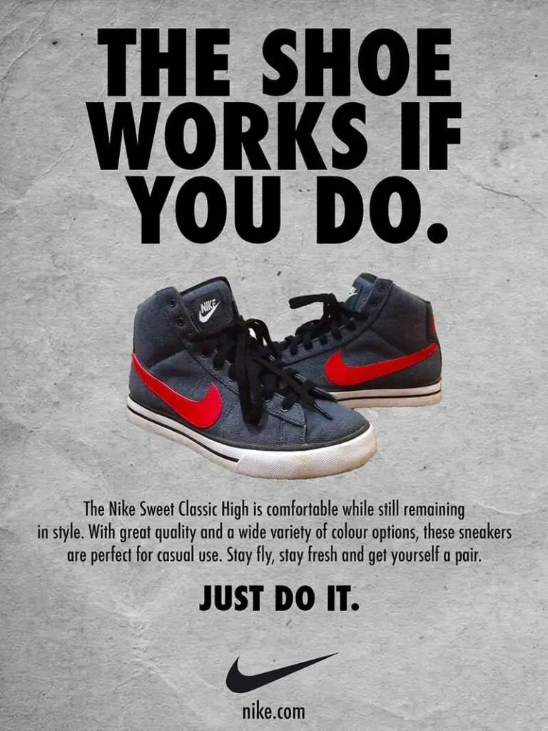 Nike Shoe Advertisement