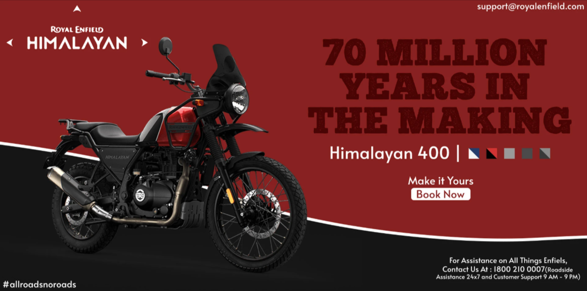 Royal Enfield Himalayan 400 Bike Banner