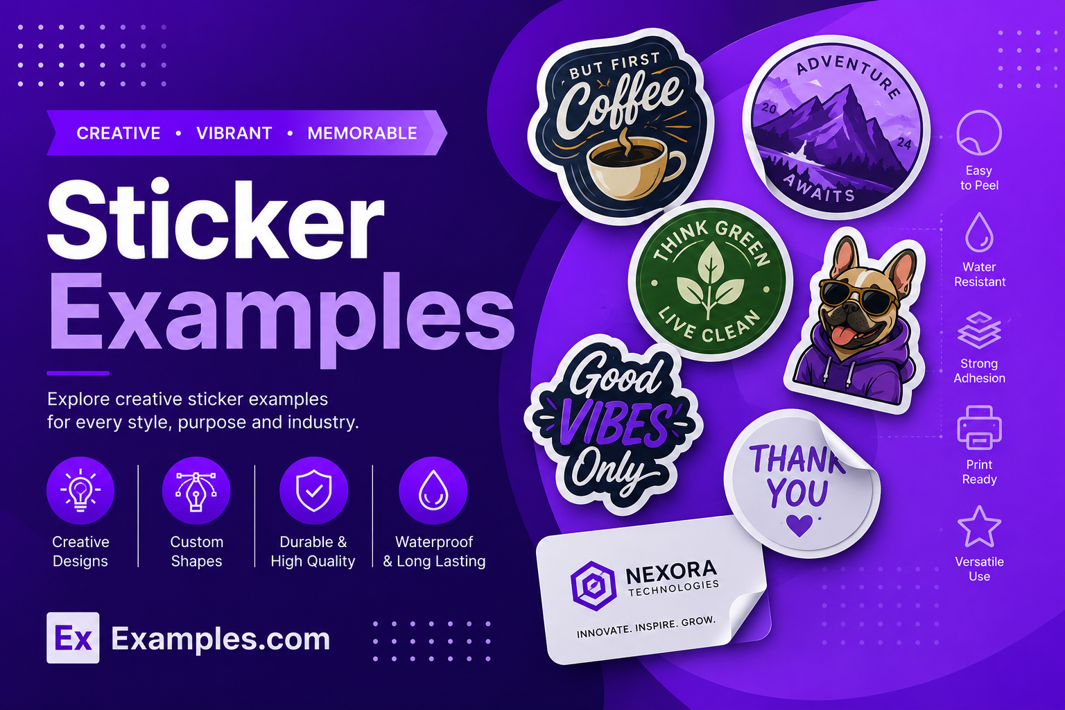 Sticker Examples, AI Sticker Generator
