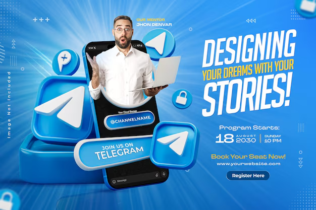 Telegram Banner Examples - Banner Examples, AI Banner Generator