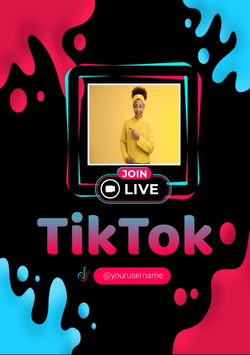 TikTok Poster Example - Poster Examples, AI Poster Generator