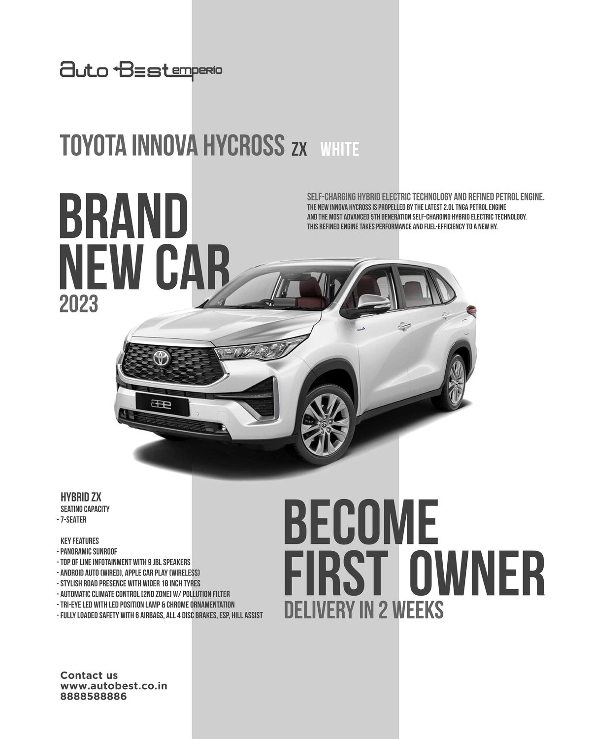 Toyota Poster Example - Poster Examples, AI Poster Generator