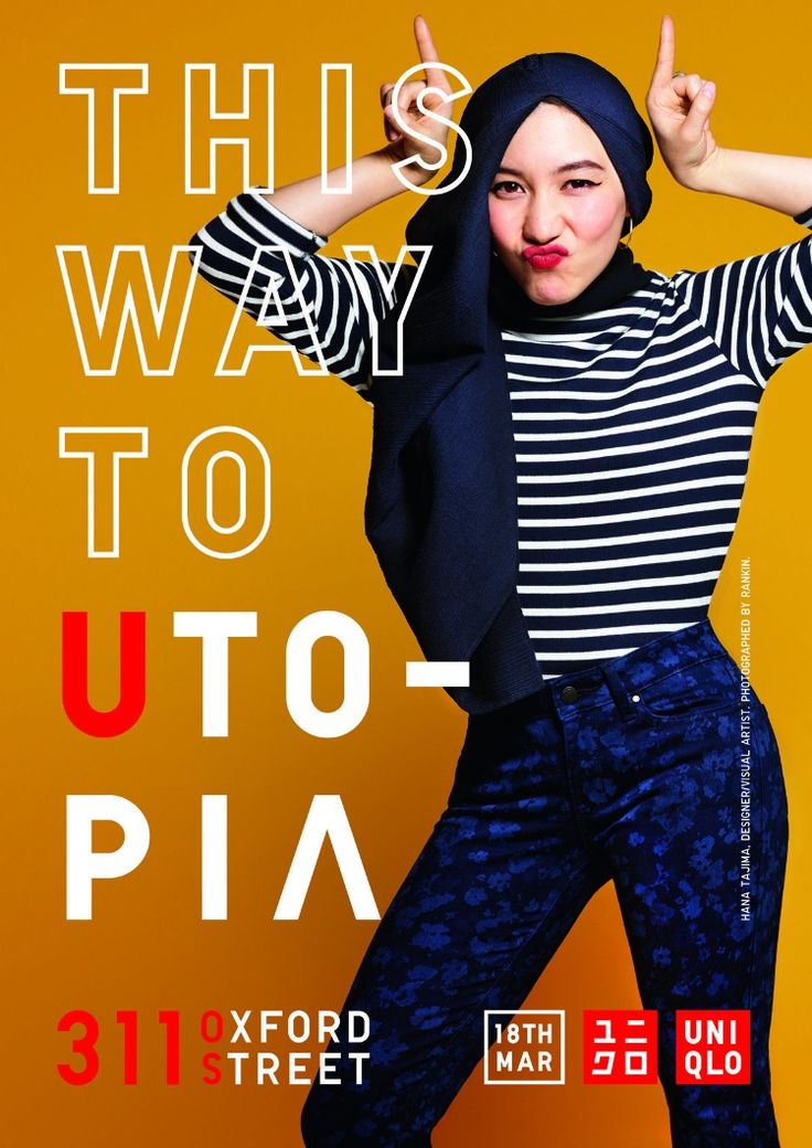 Uniqlo Poster Example - Poster Examples, AI Poster Generator