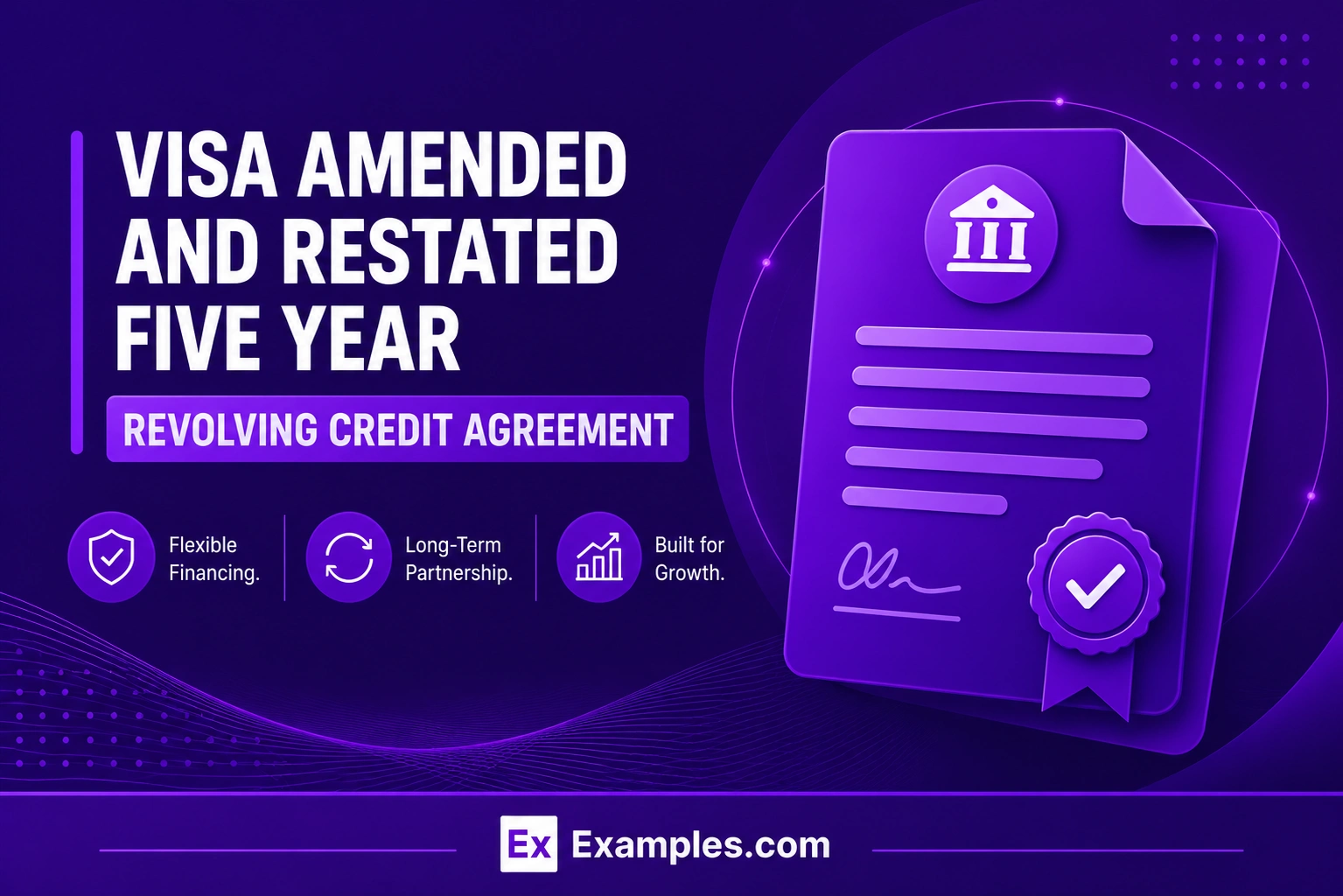 VISA AMENDED AND RESTATED FIVE YEAR REVOLVING CREDIT AGREEMENT