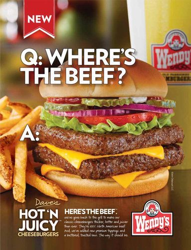 Wendy's Poster Example - Poster Examples, AI Poster Generator