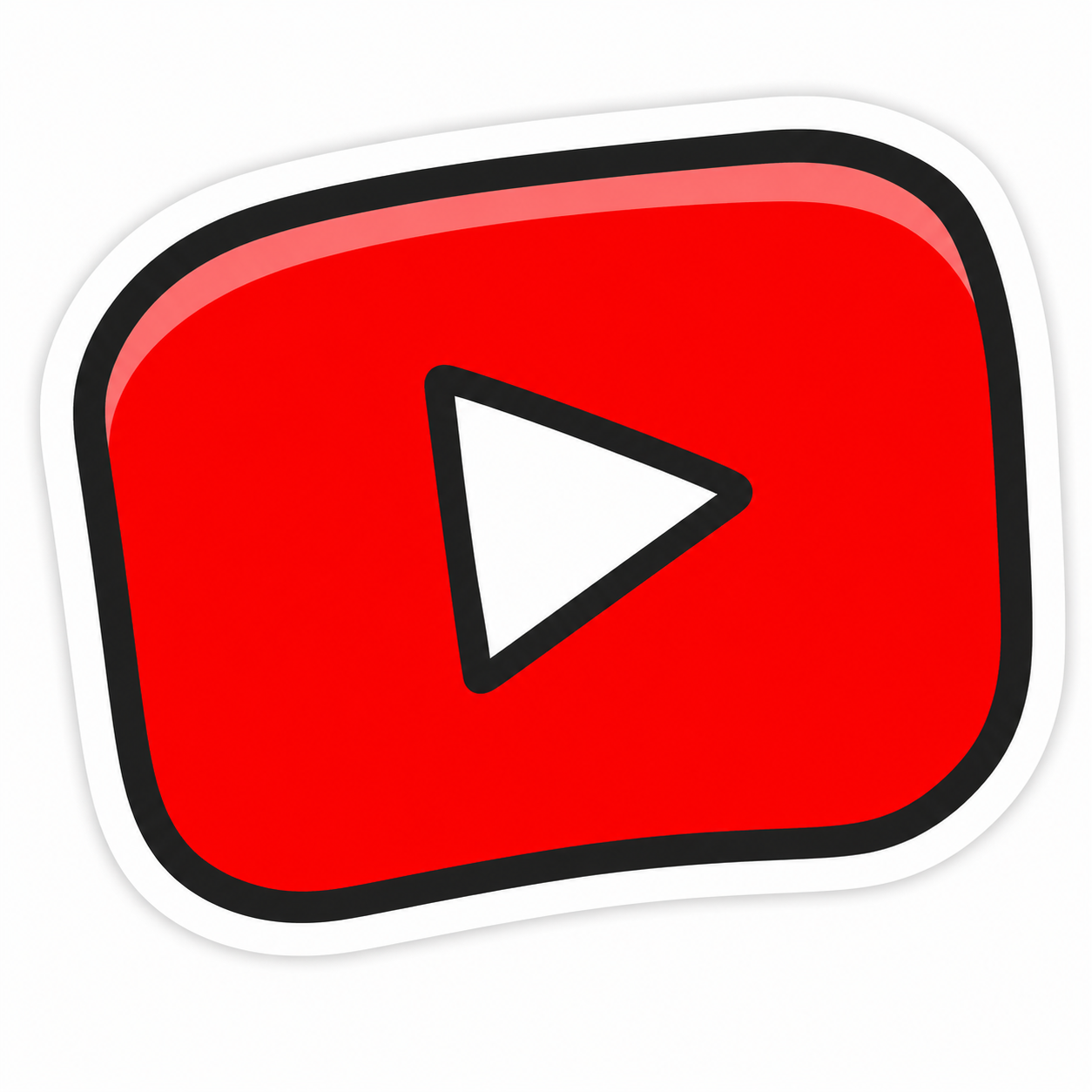 YouTube Sticker Example - Sticker Examples, AI Sticker Generator
