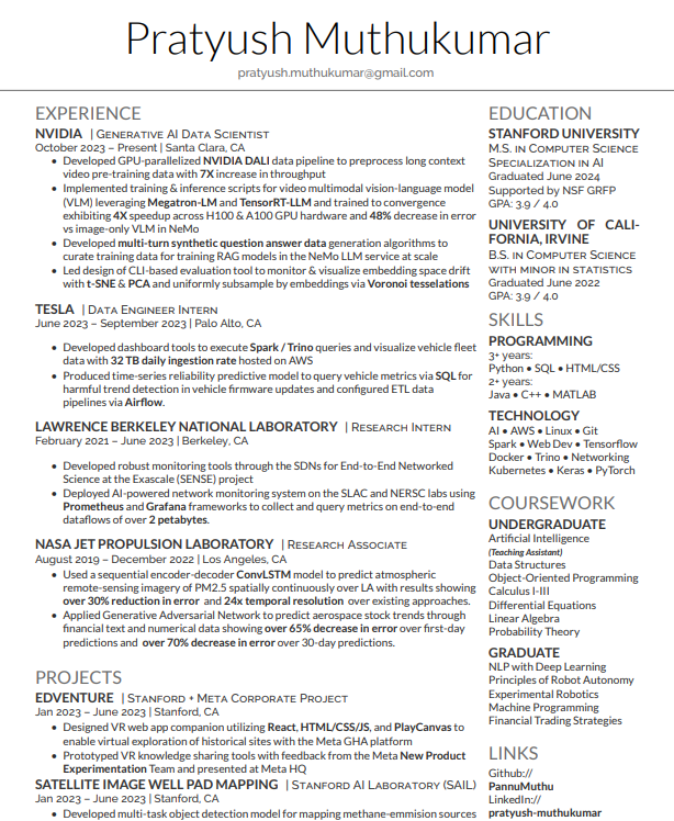 AWS Cloud Engineer Resume - Free AI Resume Bulider, 50+ Real Resume Examples