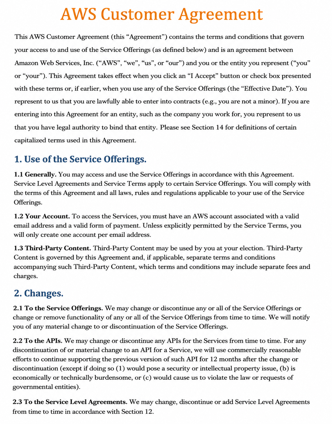 Amazon Agreements  - Free AI Agreement Generator, 50+ Real Agreement Examples