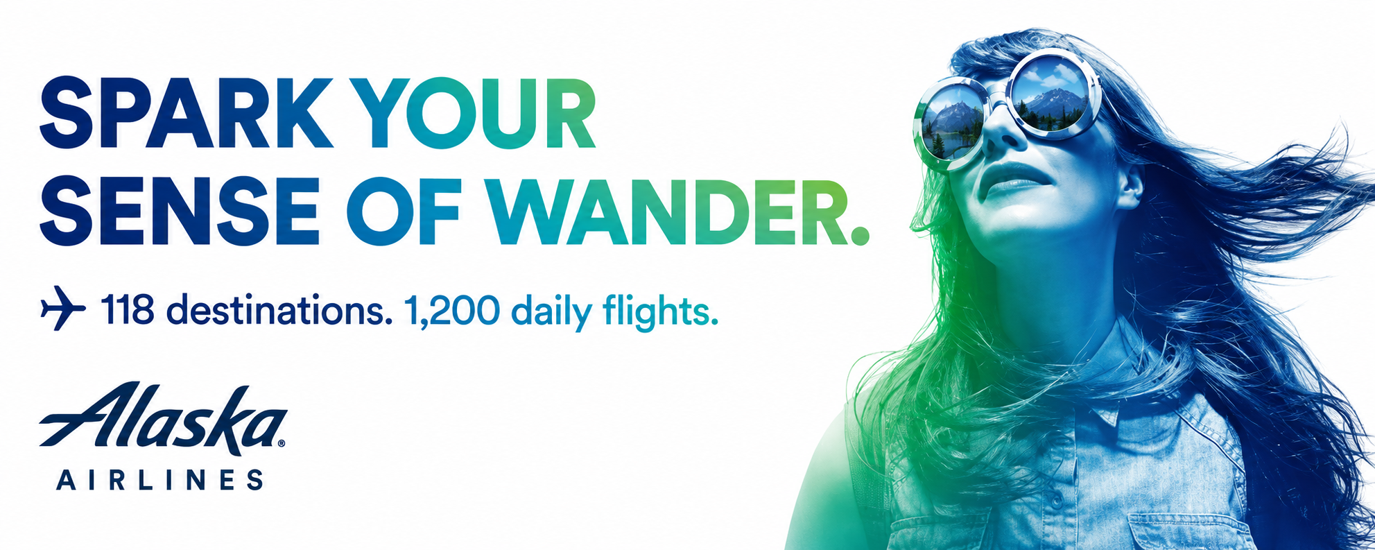 Alaska Airlines Billboard - Billboard Examples, AI Billboard Generator