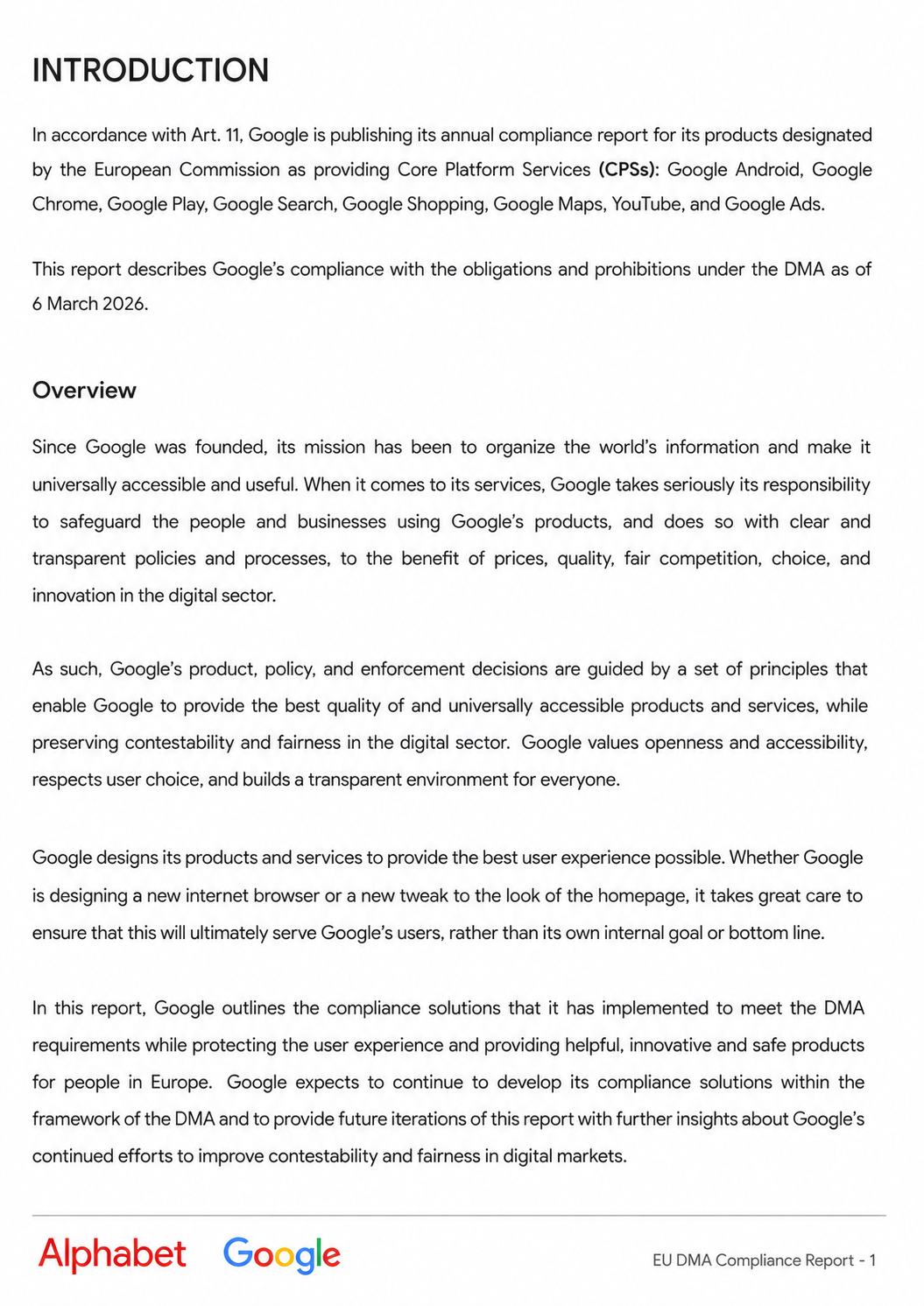 Alphabet Reports  - Free AI Report Generator, 50+ Real Report Examples