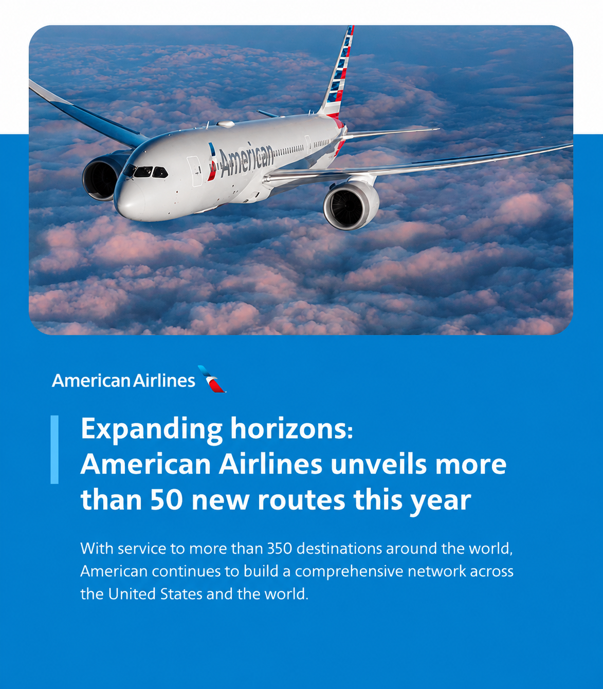 American Airlines Banner - Banner Examples, AI Banner Generator