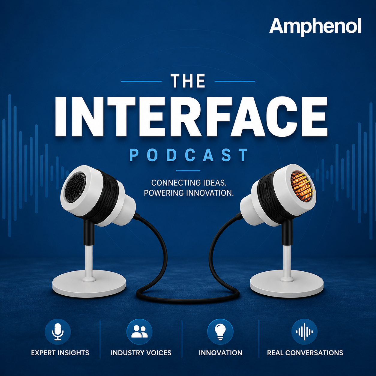 Amphenol Podcast Cover - Podcast Covers Examples, AI Podcast Cover Generator