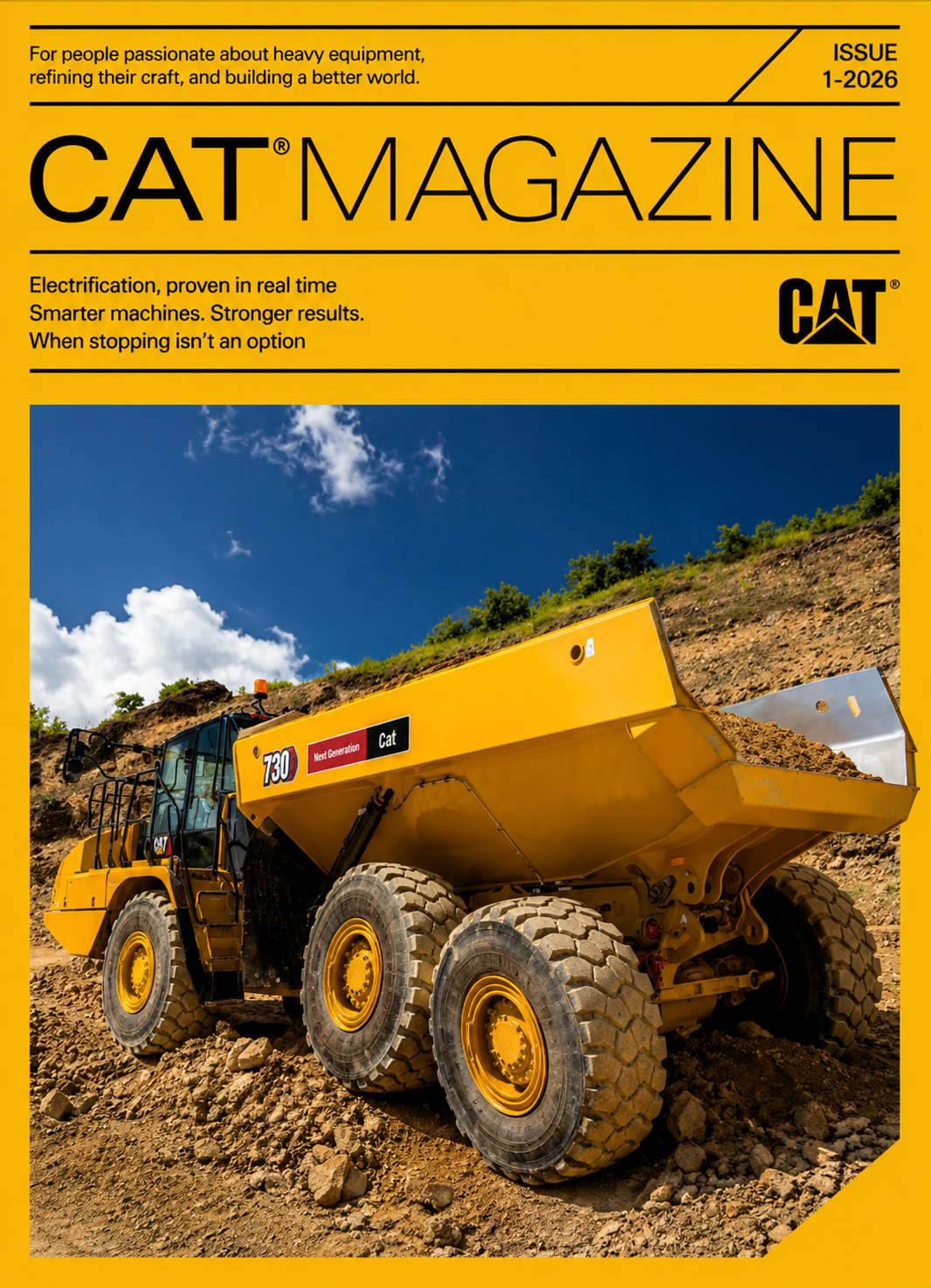 Caterpillar Magazine - Free AI Magazine Generator, 50+ Real Magazine Examples