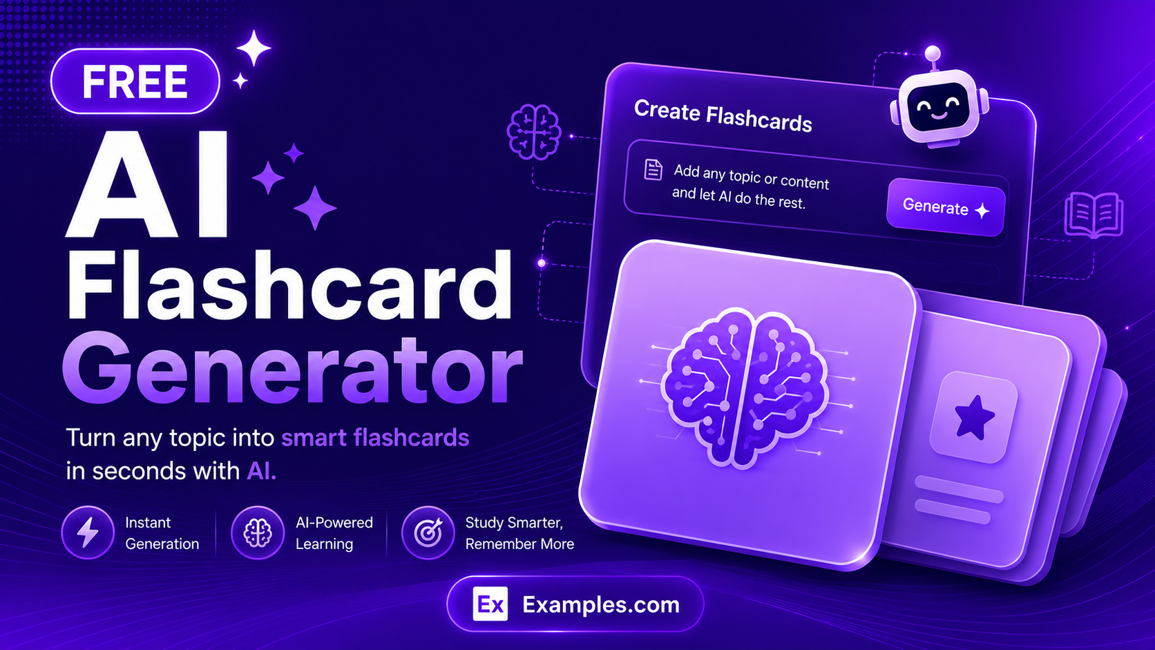 Free AI Flash card generator