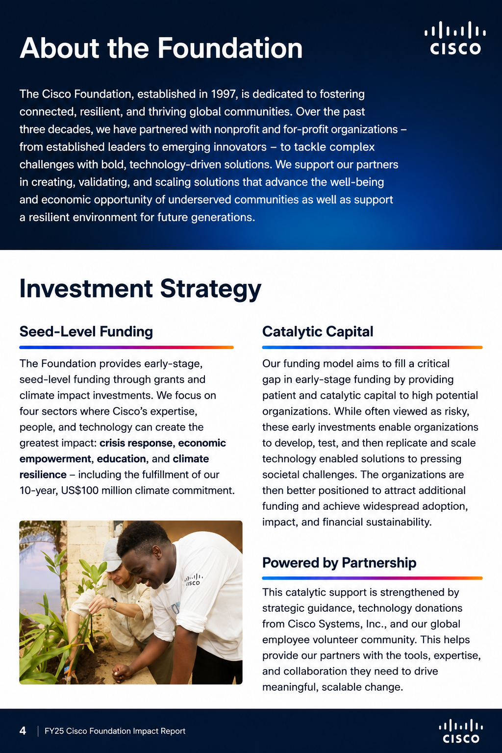 Cisco Foundation Impact Report - Free AI Report Generator, 50+ Real Report Examples