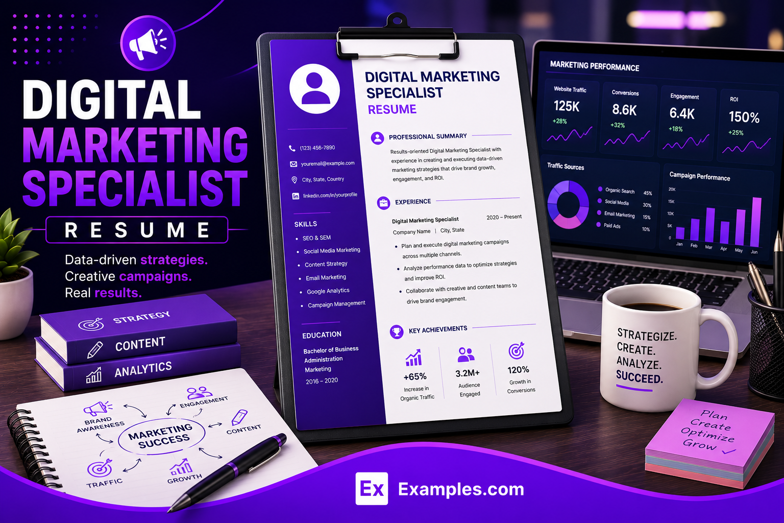 Digital Marketing Specialist Resume - Free AI Resume Bulider, 50+ Real Resume Examples