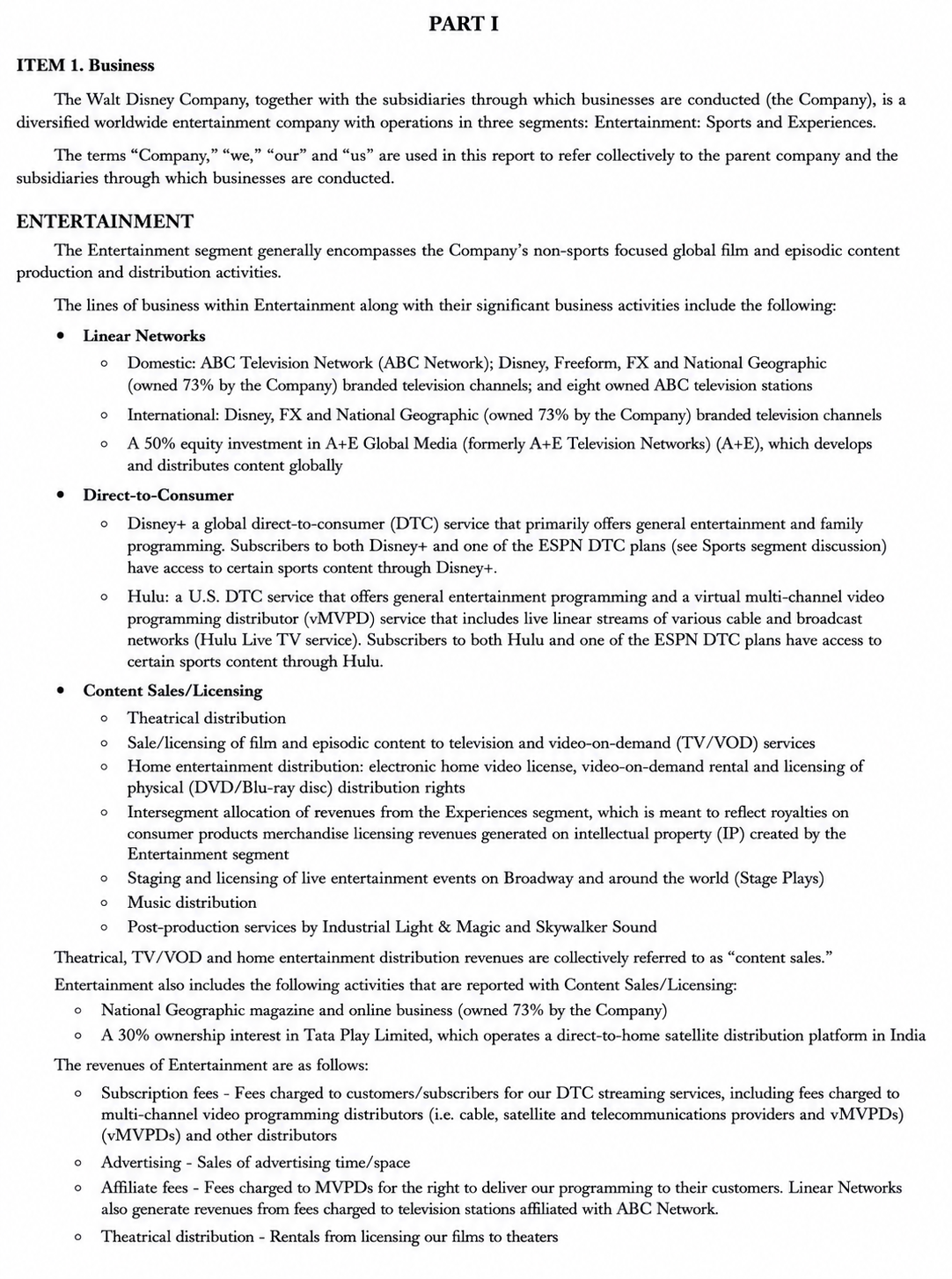 Disney Reports  - Free AI Report Generator, 50+ Real Report Examples