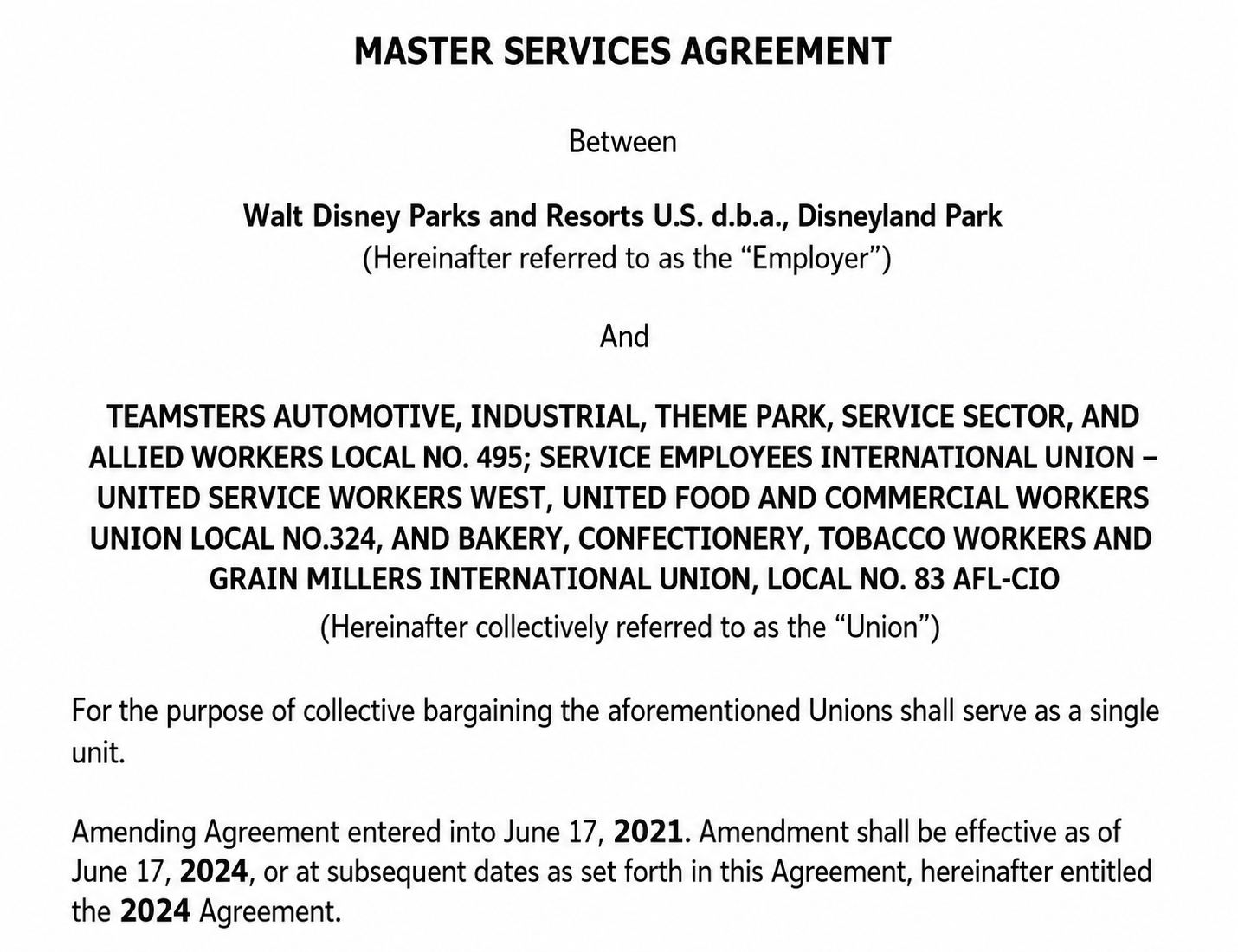 Disney Agreements  - Free AI Agreement Generator, 50+ Real Agreement Examples