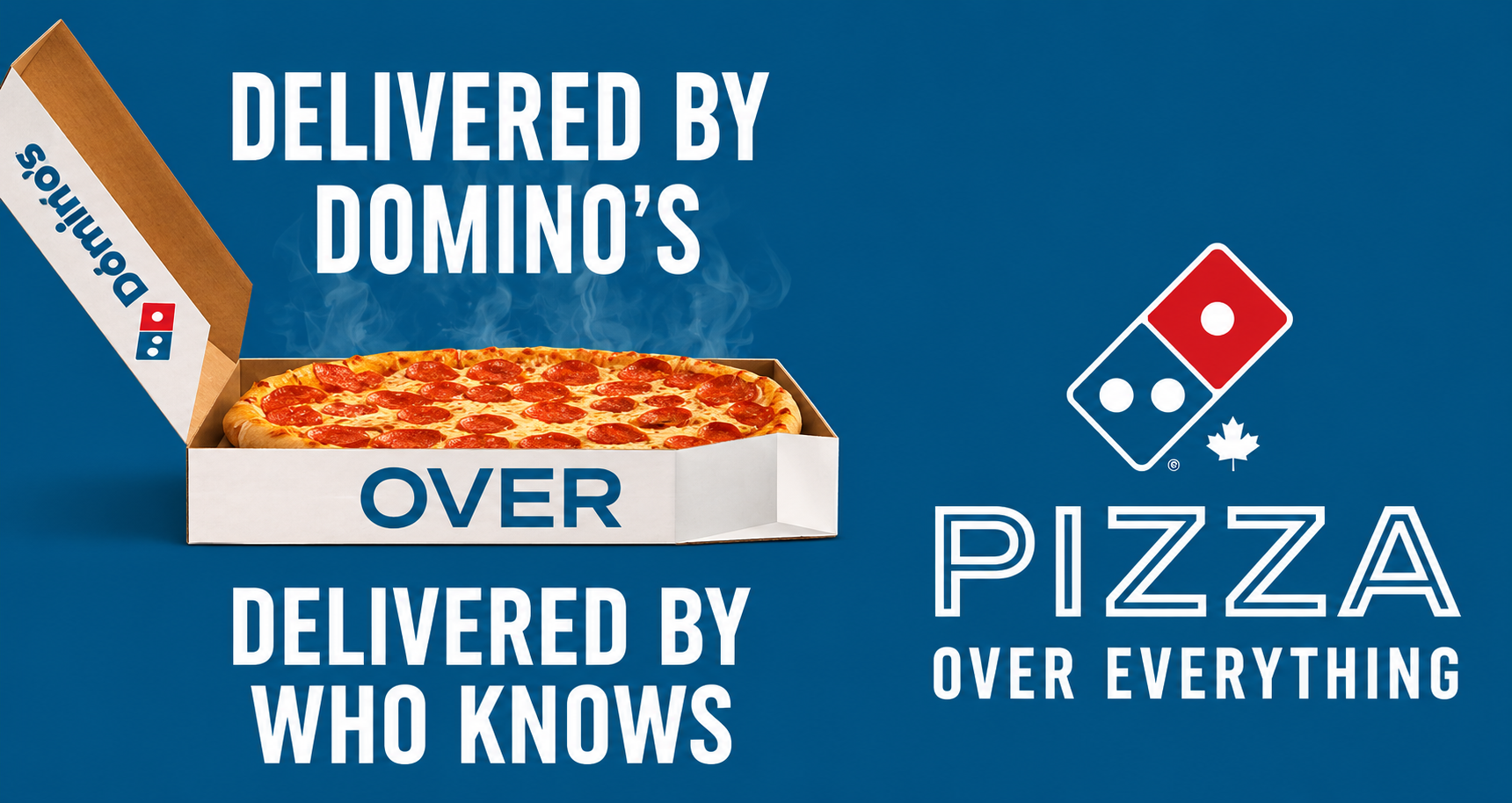 Domino's Pizza Billboard - Billboard Examples, AI Billboard Generator