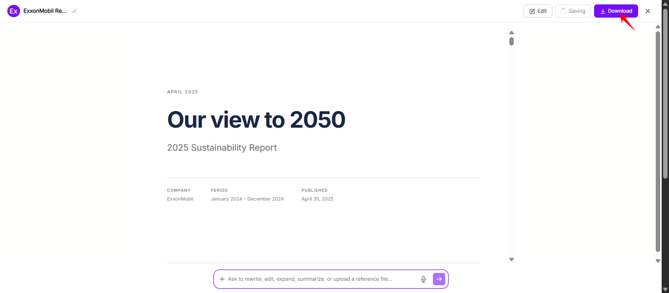 Report Examples