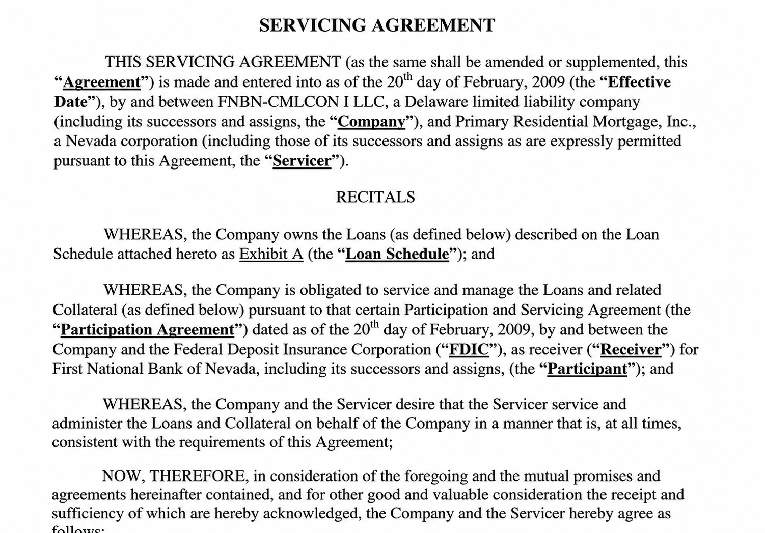 Fannie Mae Agreements  - Free AI Agreement Generator, 50+ Real Agreement Examples