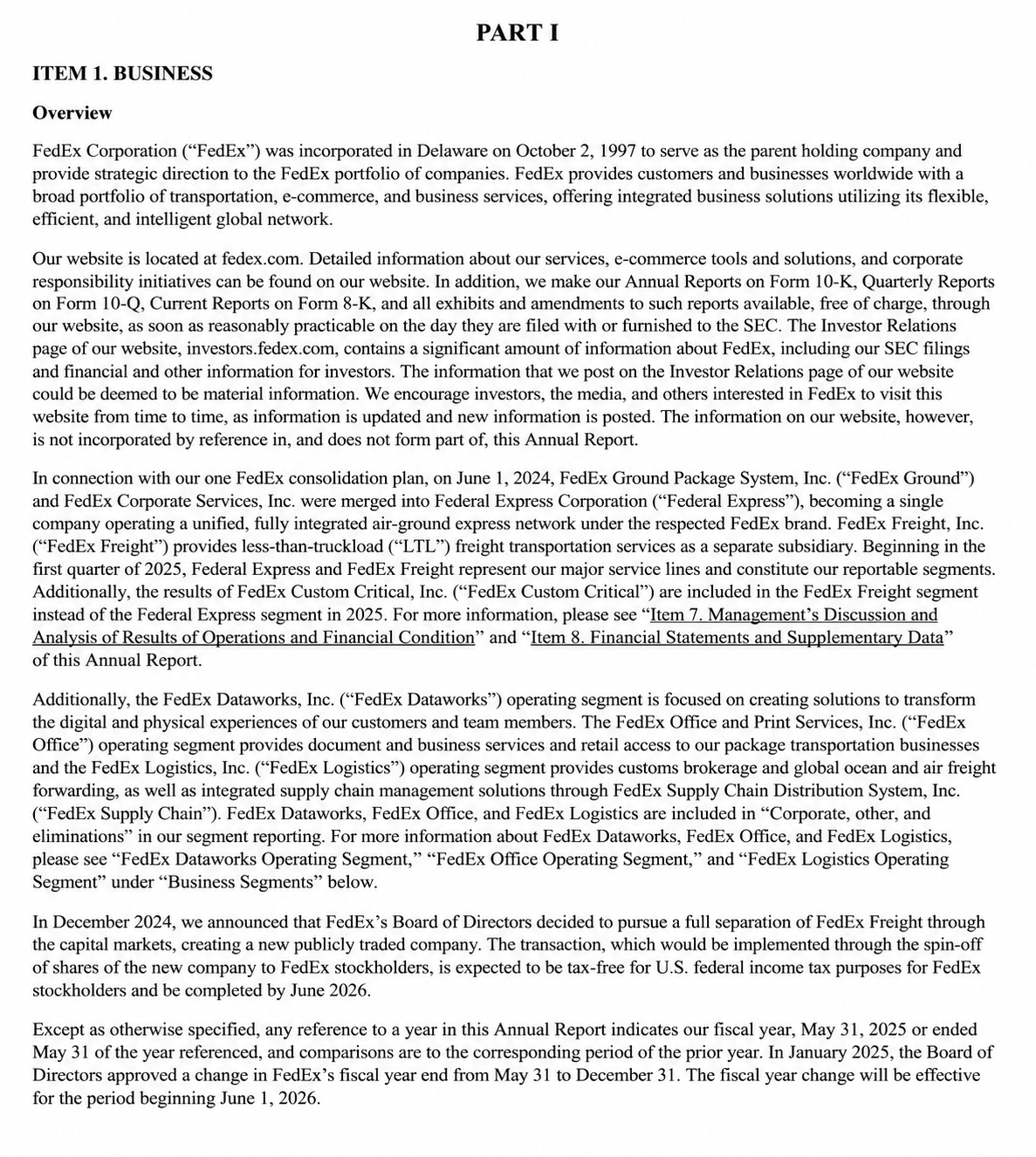 FedEx Reports  - Free AI Report Generator, 50+ Real Report Examples