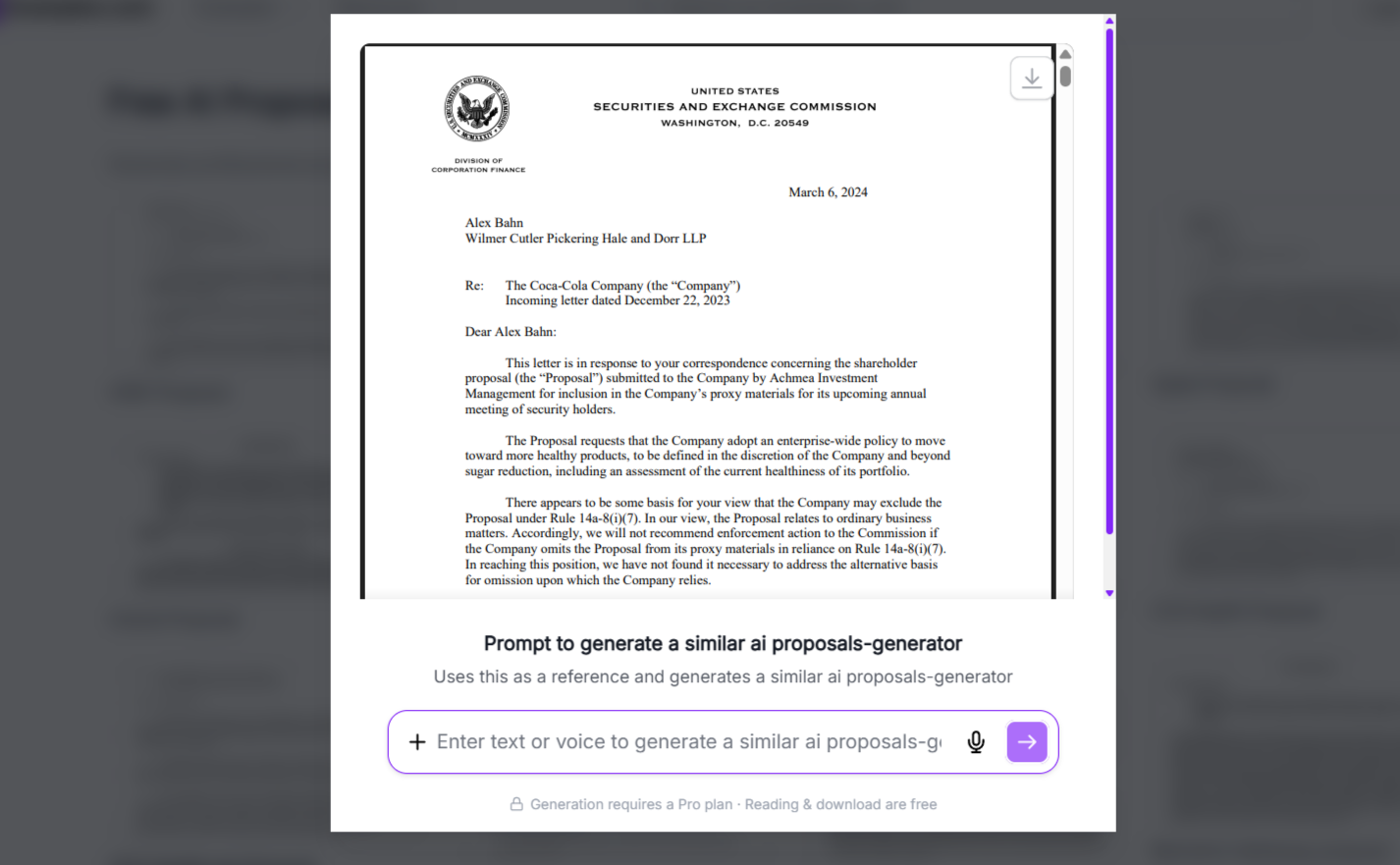Proposal Examples