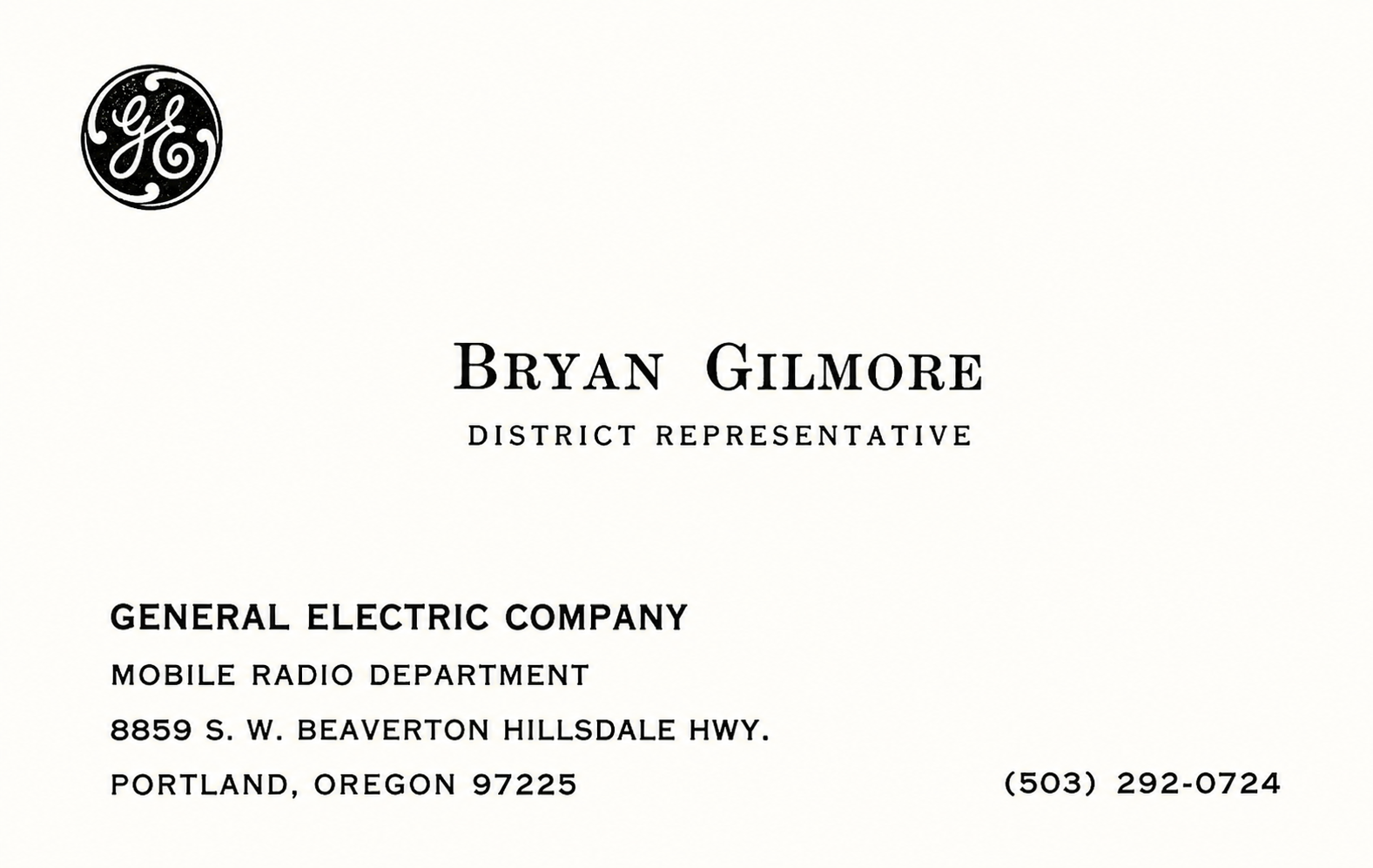 GE Business Card - Business Card Examples, AI Business Card Generator