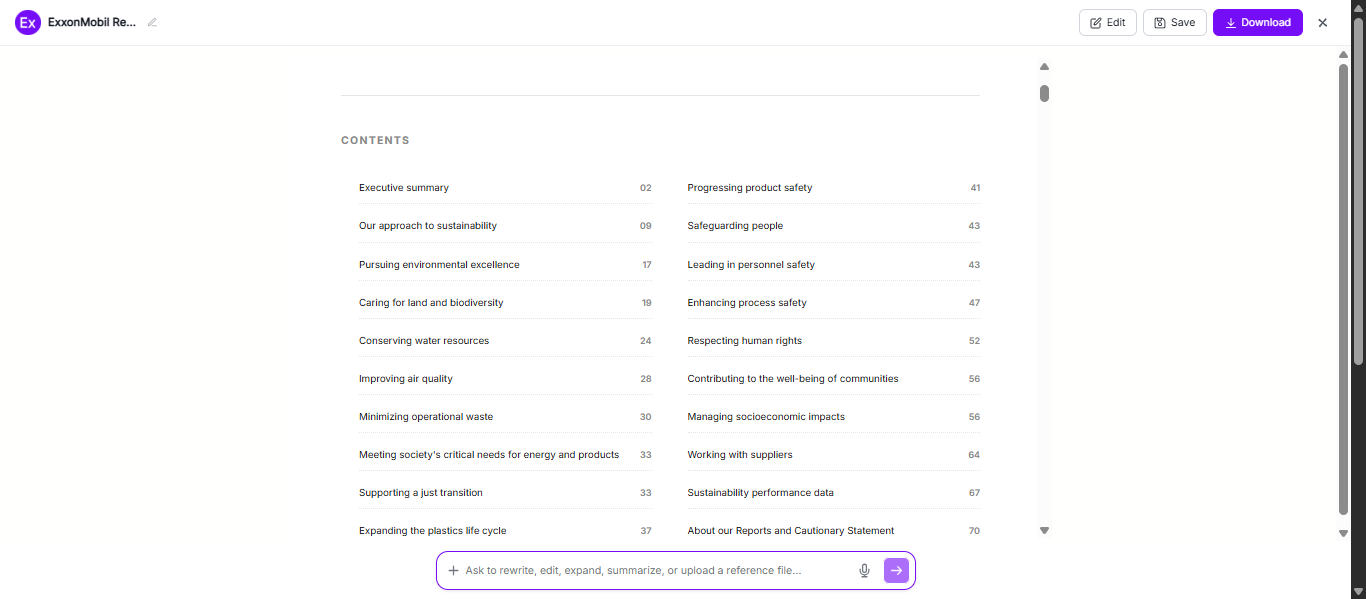 Report Examples