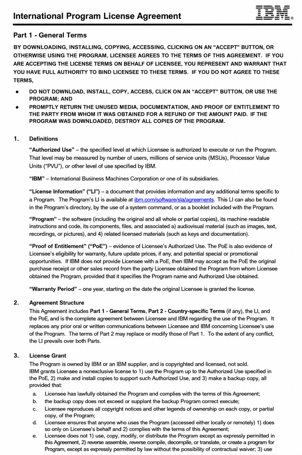 IBM Agreements  - Free AI Agreement Generator, 50+ Real Agreement Examples
