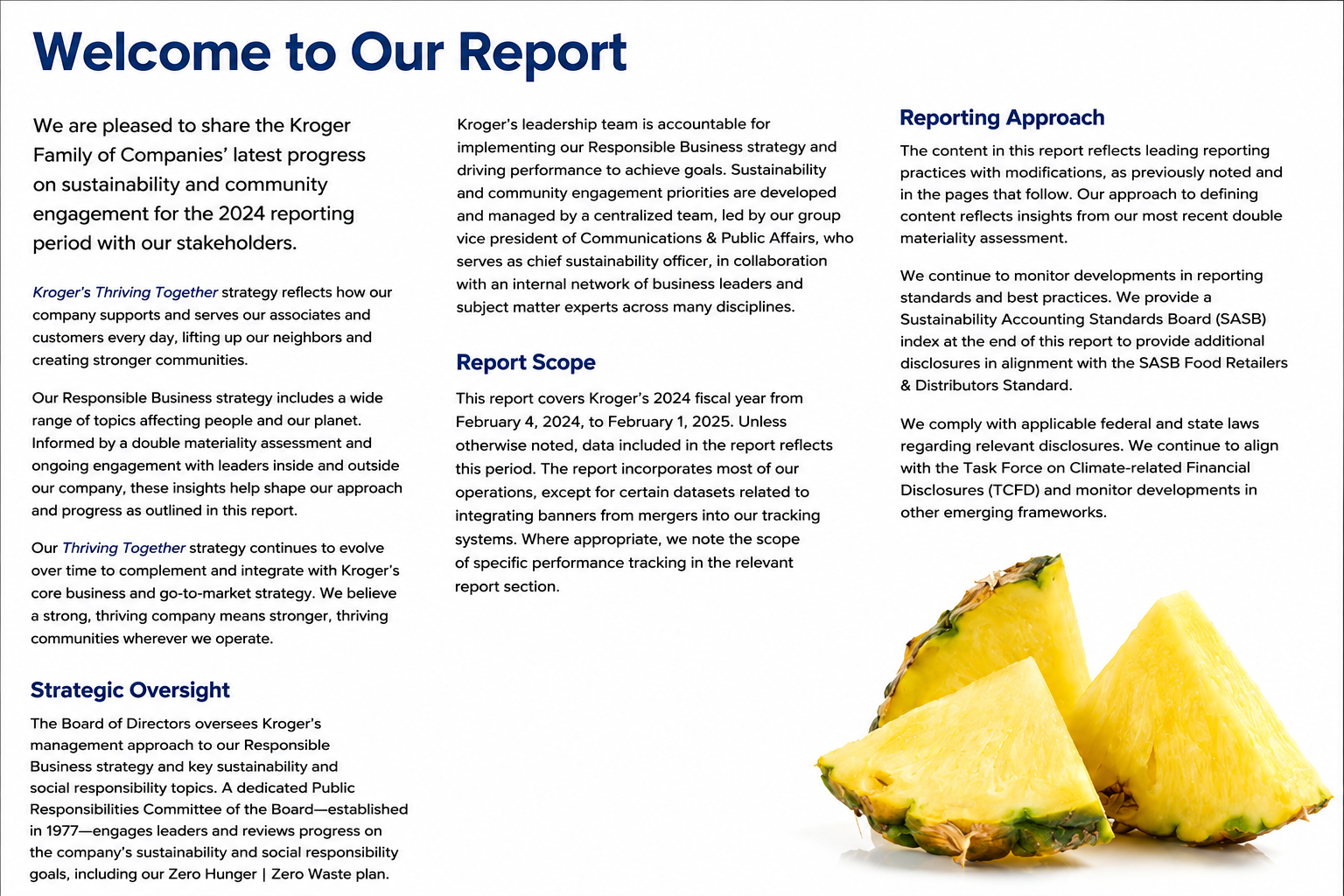 Kroger Reports  - Free AI Report Generator, 50+ Real Report Examples