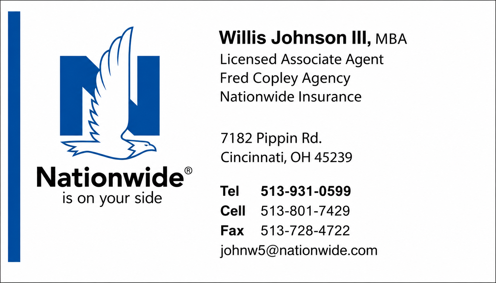 Nationwide Business Card - Business Card Examples, AI Business Card Generator