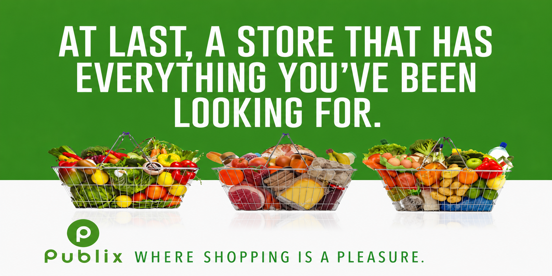 Publix Billboard - Billboard Examples, AI Billboard Generator