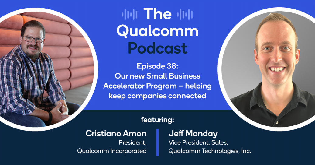 Qualcomm Podcast Cover Example - Podcast Covers Examples, AI Podcast Cover Generator