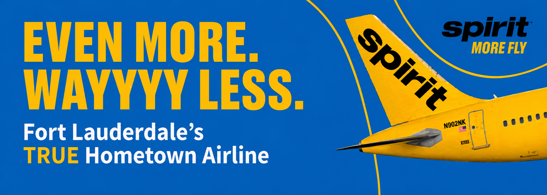 Spirit Airlines Billboard - Billboard Examples, AI Billboard Generator