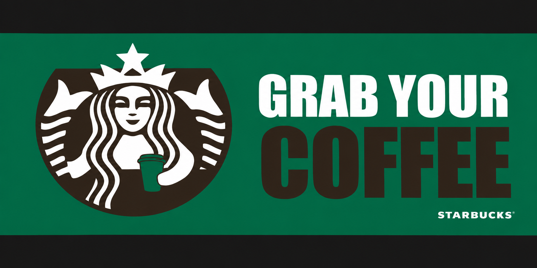 Starbucks Billboard Example - Billboard Examples, AI Billboard Generator
