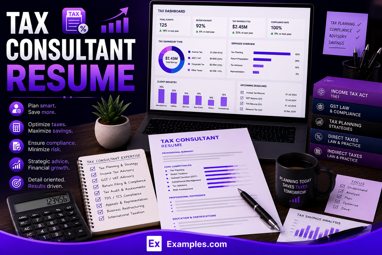 Tax Consultant Resume - Free AI Resume Bulider, 50+ Real Resume Examples