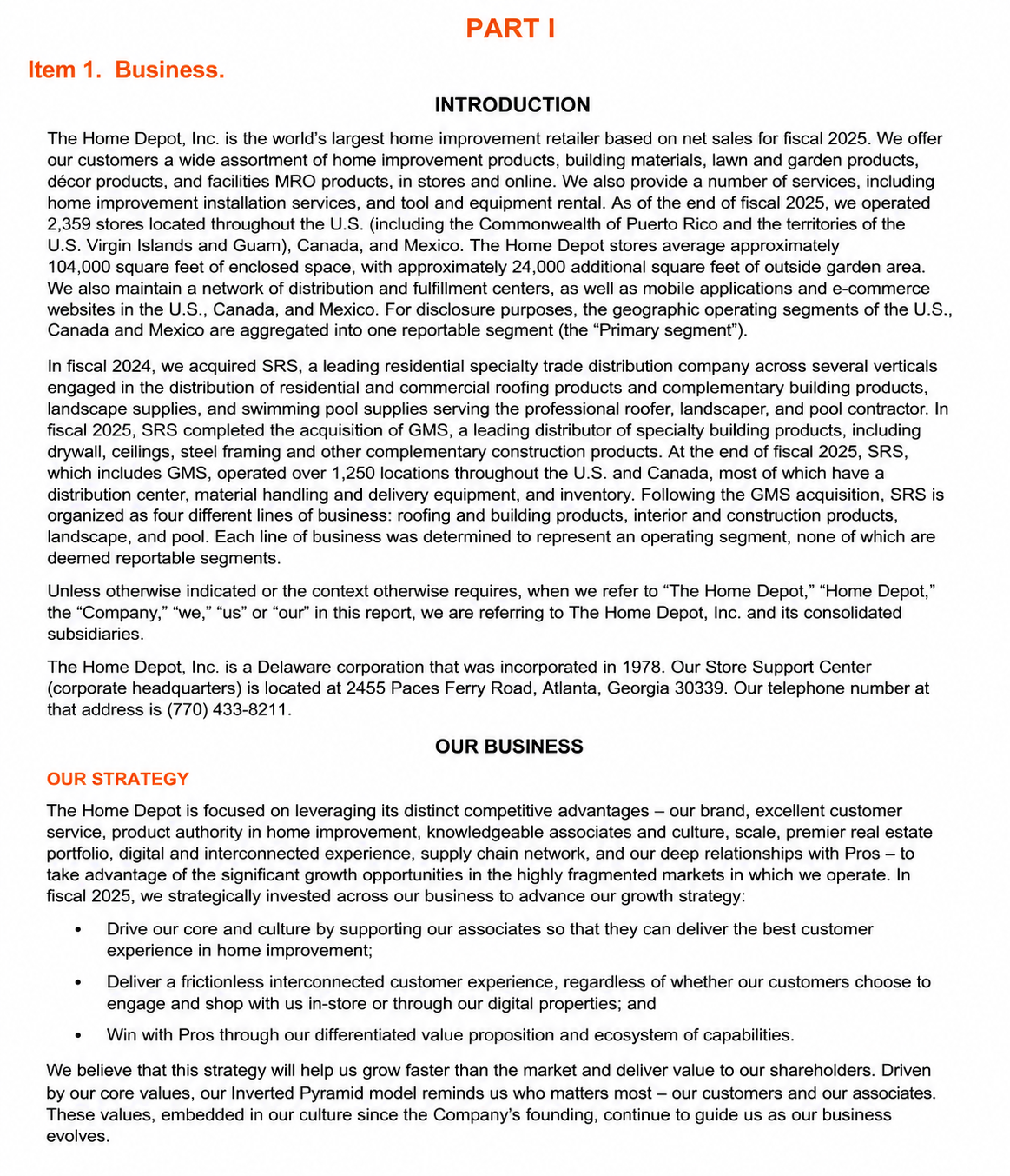 Home Depot Reports  - Free AI Report Generator, 50+ Real Report Examples