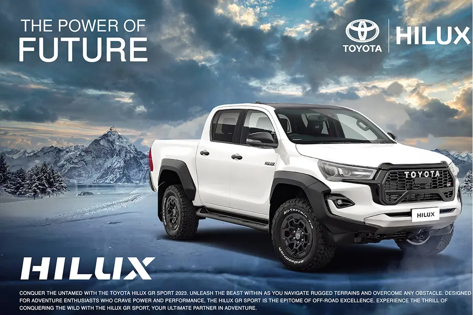 Toyota Hilux advertisement