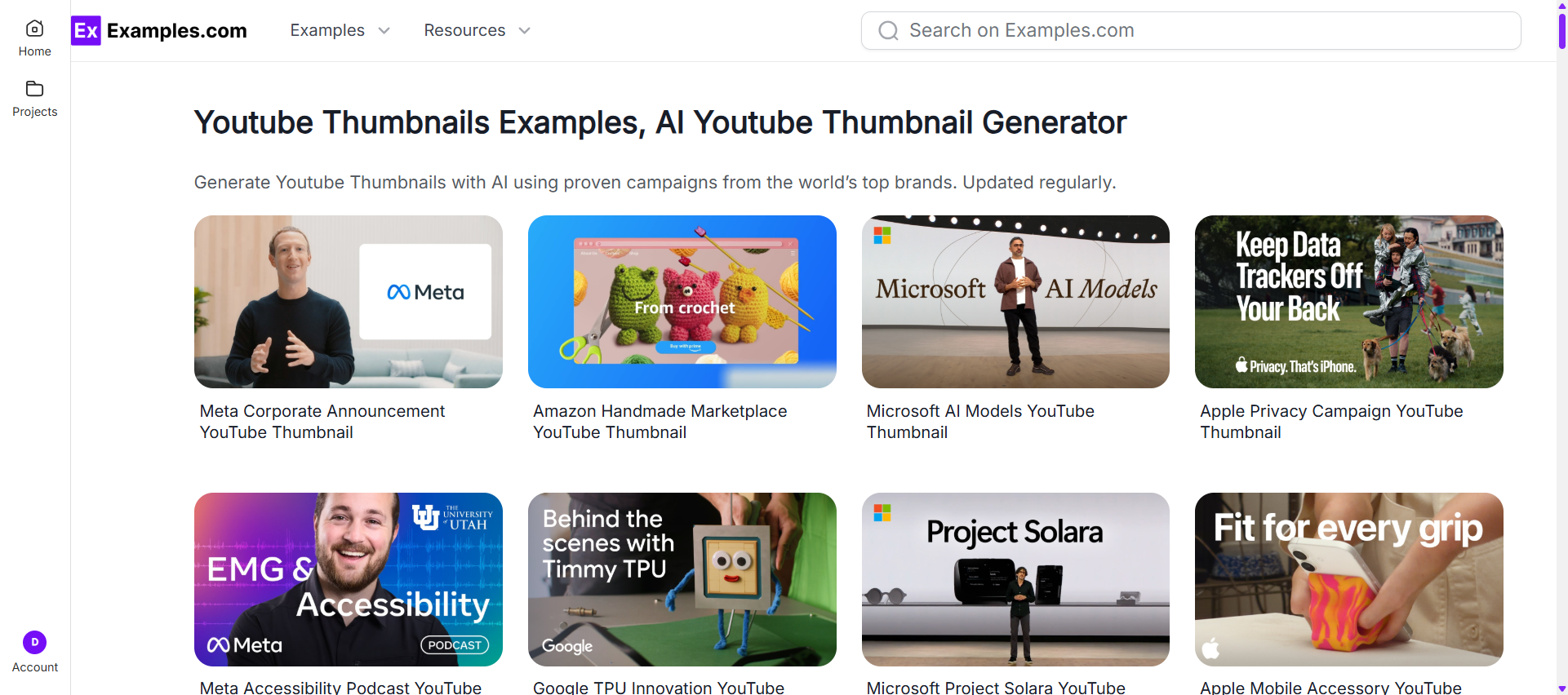 YouTube Thumbnail Example