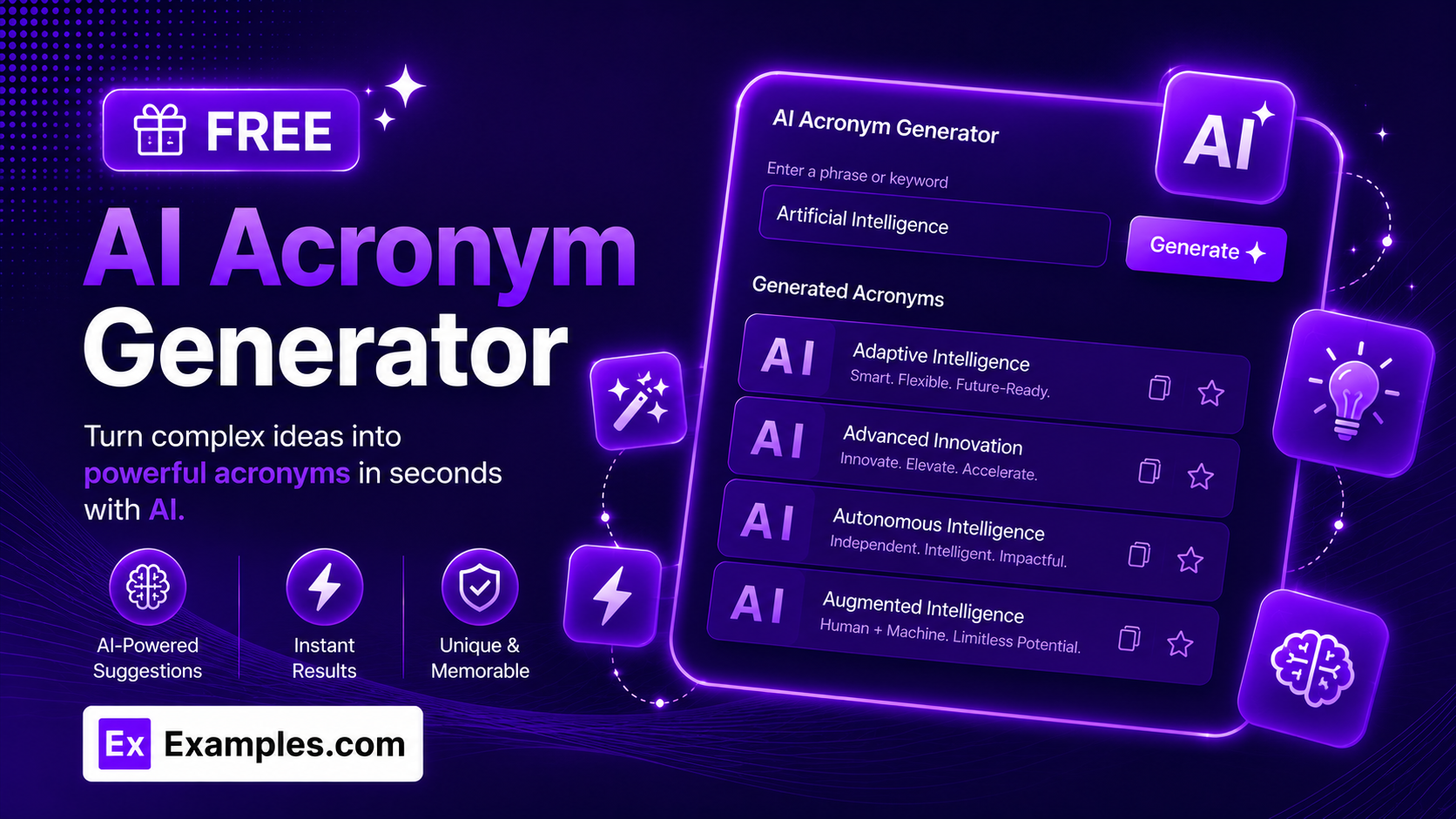 free ai acronym generator