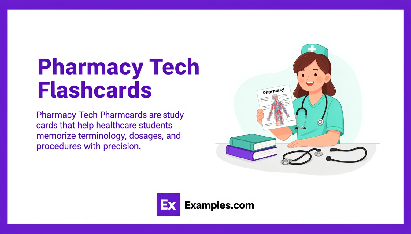 Pharmacy Tech Flashcard Examples, Create Pharmacy Tech Flashcards with AI