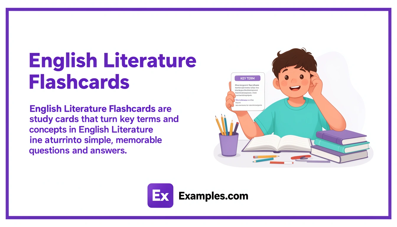 english literature flashcards