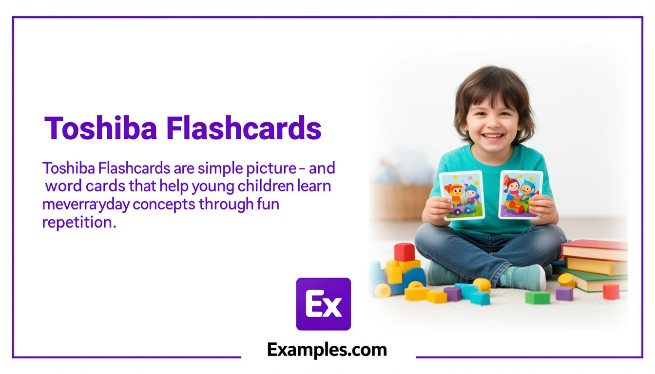 toshiba flashcards