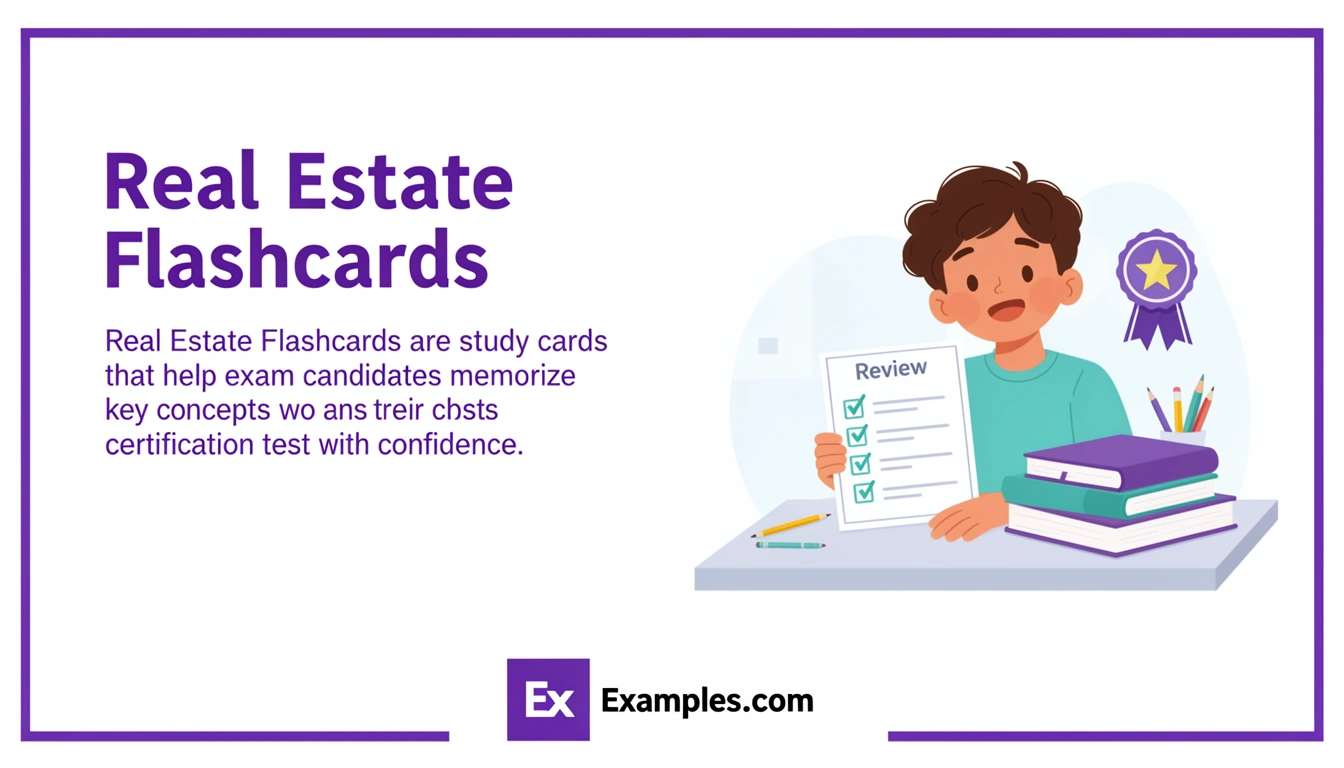 real estate flashcards