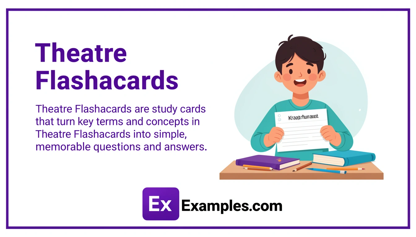 theatre flashacards
